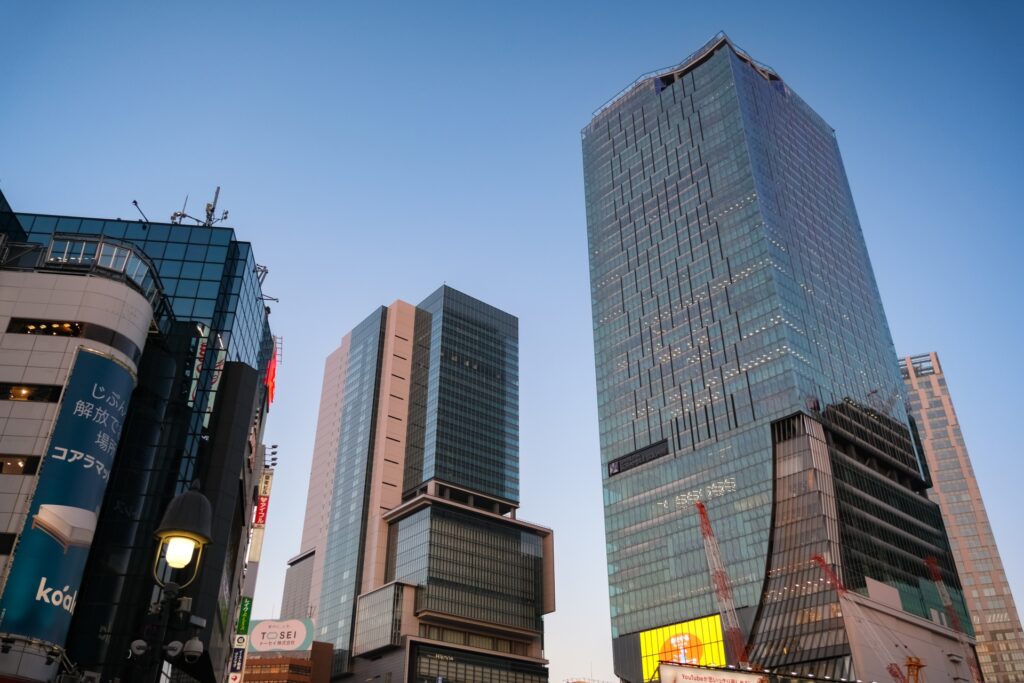 渋谷区の街並み